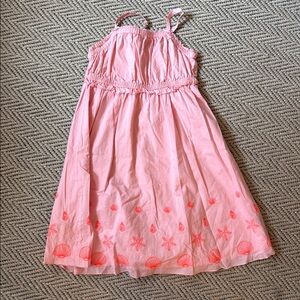 Crewcuts - Pink Girls' Beach Embroidered Sundress
